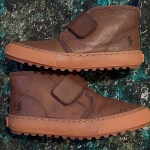 Polo Ralph Lauren brown toddler boots size 9